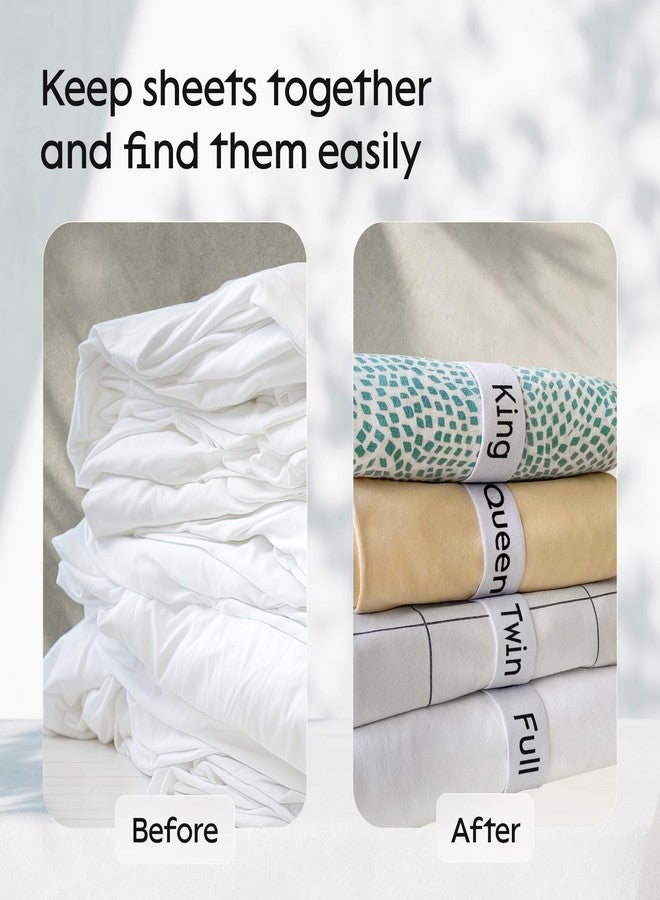 Niagara Sleep Solution أربطة تنظيم ملاءات السرير من نياجرا سليب سوليوشن، 8 قطع - Image 3