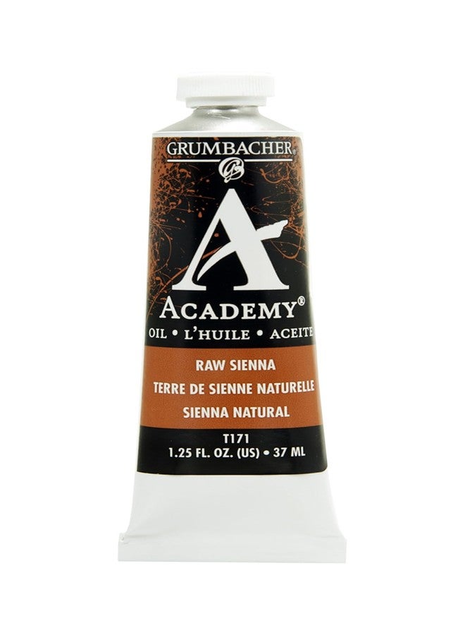Grumbacher Academy Oil Paint, 37 ml/1.25 oz, Raw Sienna - Image 1