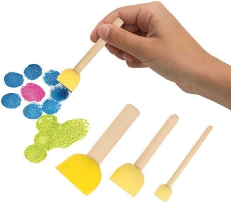 VeriXpress Yellow Sponge Dabber Pack of 5 - Image 4