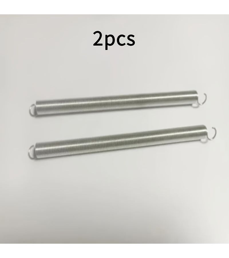 A Set Of Two 3/8 X 6 1/2 Inch Spring Steel Double Hook Extension Tension Springs - Image 3