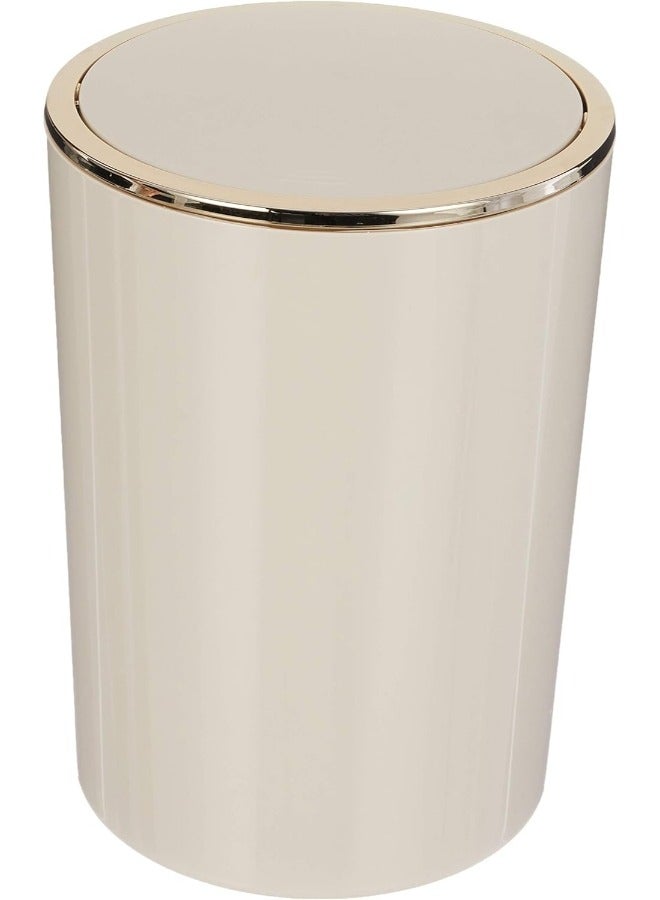 بريمانوفا سلة المهملات لينوكس 6 لتر - بيج/ذهبي - Image 1