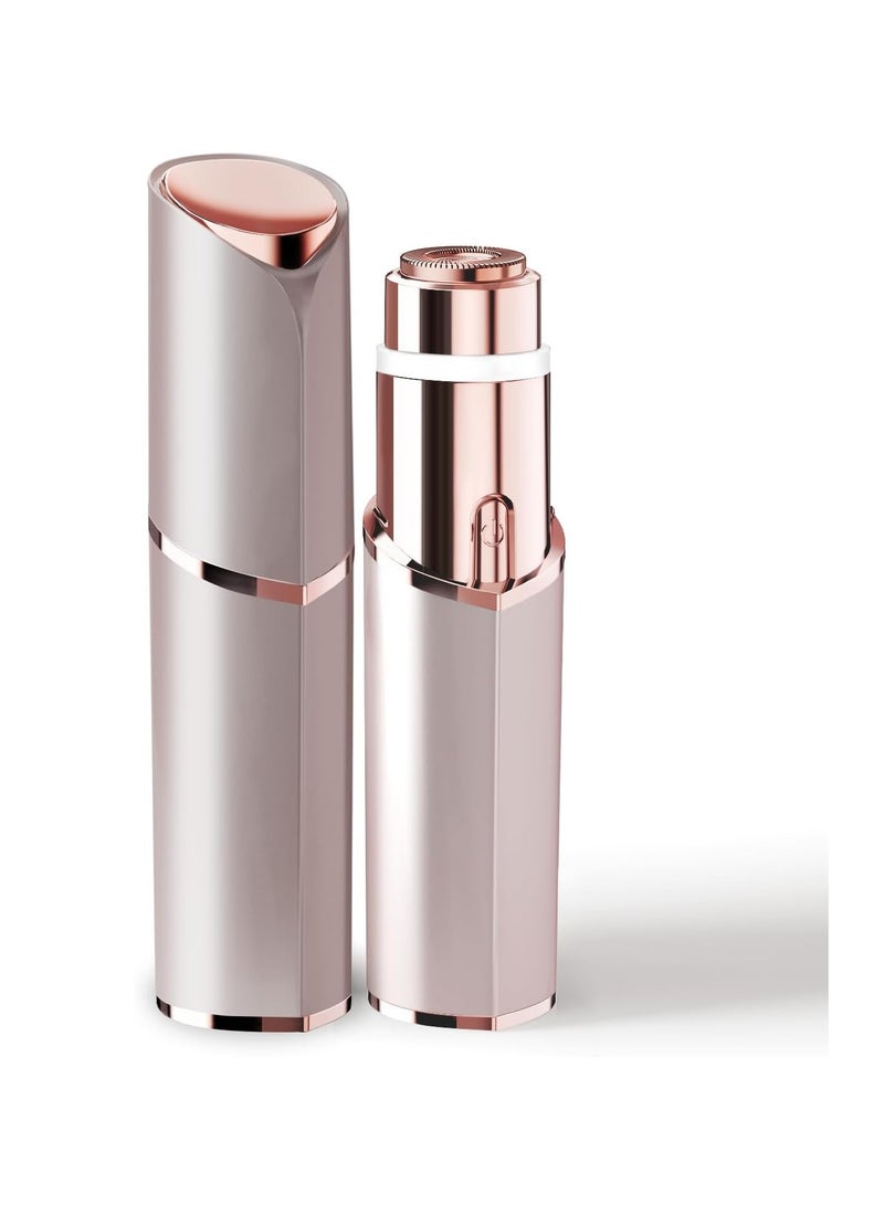 Facial Hair Removal for Women, Portable Lady Shaver, Rechargeable Painless Hair Remover for Face, Upper Lips, Chin, Peach Fuzz - Image 1