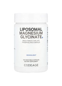 Codeage Codeage, Liposomal Magnesium Glycinate, 120 Vegetable Capsules  - Image 1