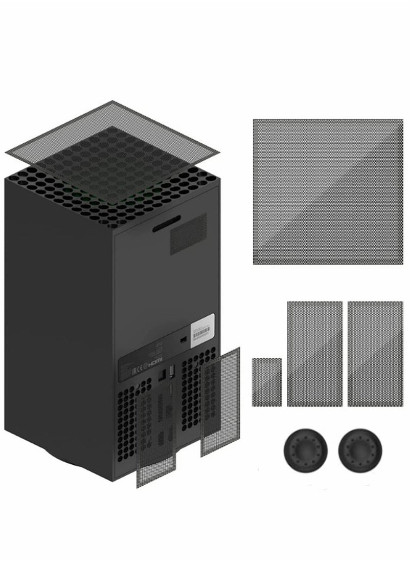 Excefore Dust Filter Cover for Xbox Series X with Rubber Plugs, Top Case Proof (Dust Cover)  - Image 1