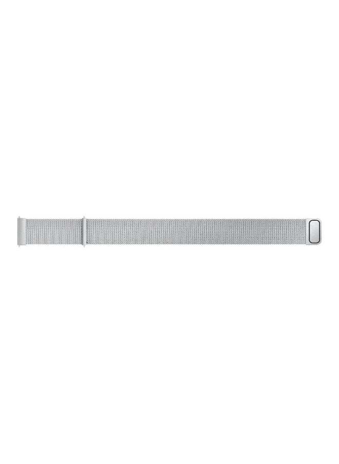NIBEMINENT - For Huawei Watch 3 And Pro Milanese Replacement Strap Silver - Image 1