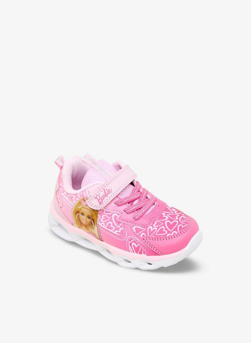 باربي Girls Hook & Loop Sneakers