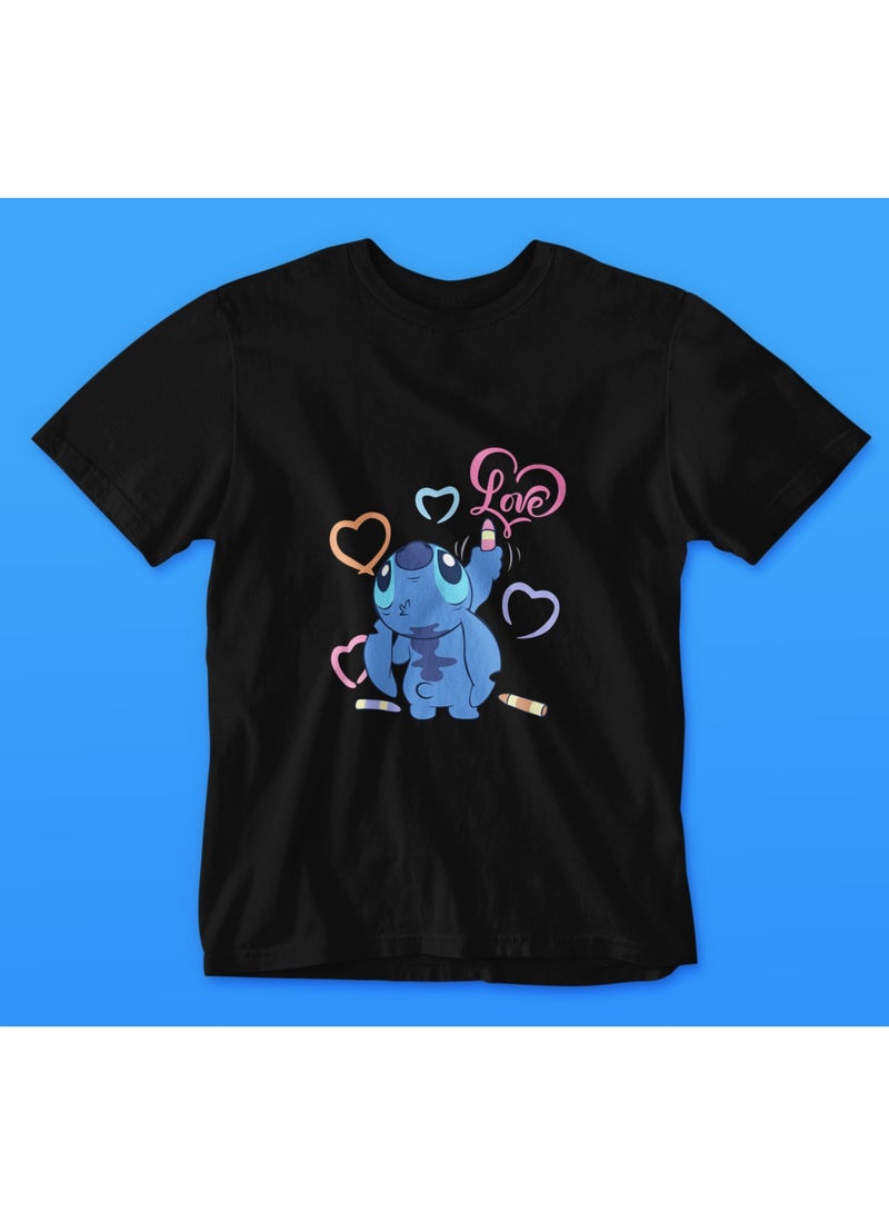 ZOOM Premium Stitch T-Shirt – Iconic Character Design in Versatile Color Options 
