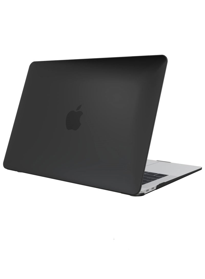 Case Compatible with New MacBook Pro 13 Inch M2 A2338 A2251 M1 A2289 A2159 A1989 A1706 2024 2023 2022-2017 with Touch Bar Plastic Hard Shell Case Cover (Matte Black) - Image 1