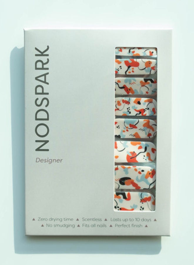 NODSPARK 16-piece Designer nail sticker(Kitsune Fox) - Image 1