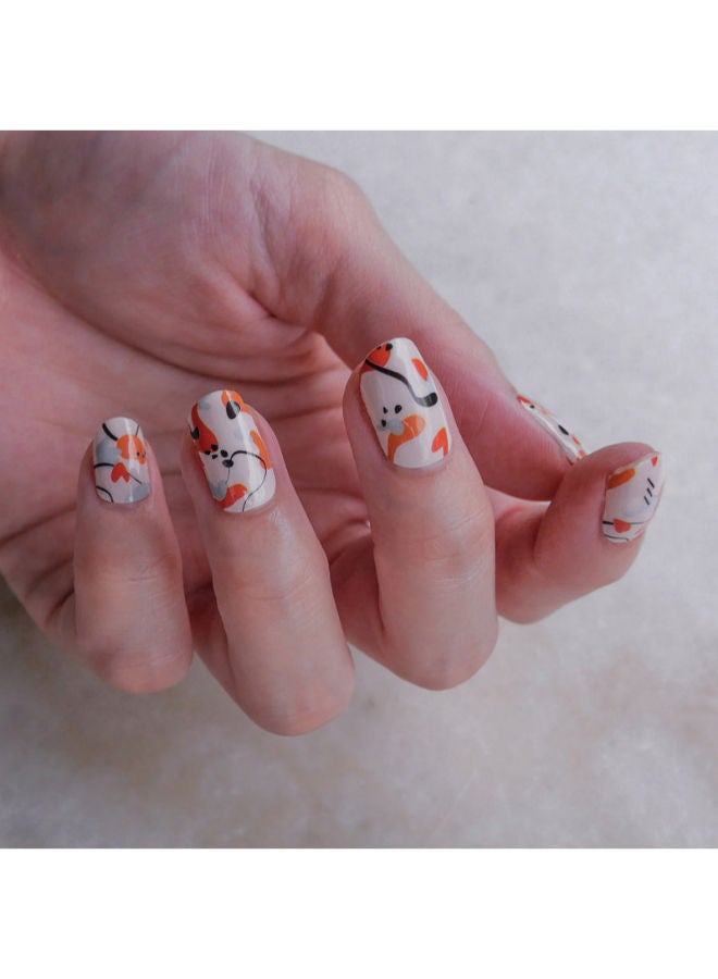 NODSPARK 16-piece Designer nail sticker(Kitsune Fox) - Image 2