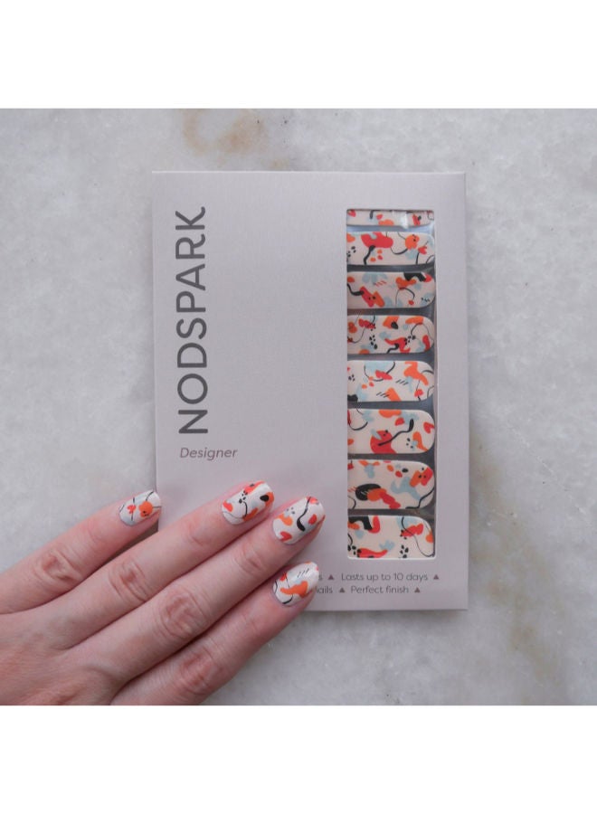 NODSPARK 16-piece Designer nail sticker(Kitsune Fox) - Image 3