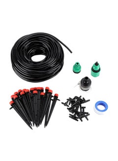 NIBEMINENT Automatic Micro Drip Watering Kit With Adjustable Dripper Black/Green/Red 28cm  - Image 1