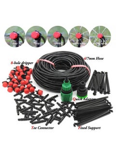 NIBEMINENT Automatic Micro Drip Watering Kit With Adjustable Dripper Black/Green/Red 28cm  - Image 5