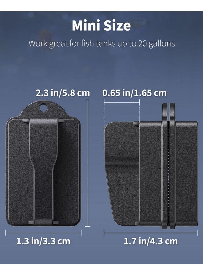 باوفلي فرشاة مغناطيسية لتنظيف زجاج حوض السمك من Pawfly، مكشطة مغناطيسية لحوض السمك، مناسبة للزجاج بسمك 3/5 بوصة (غير مخصصة لأحواض الأكريليك والبلاستيك) - Image 4