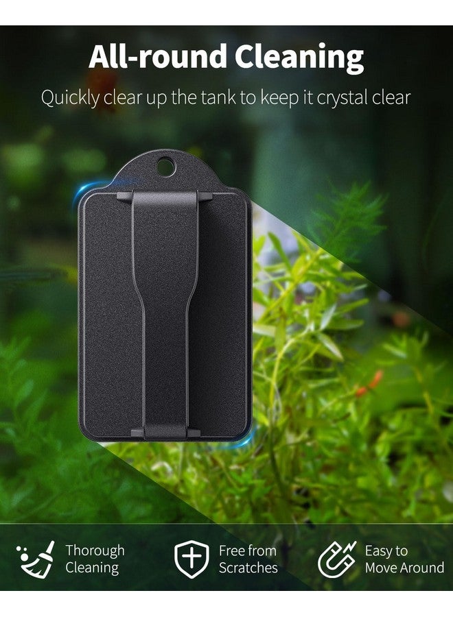 باوفلي فرشاة مغناطيسية لتنظيف زجاج حوض السمك من Pawfly، مكشطة مغناطيسية لحوض السمك، مناسبة للزجاج بسمك 3/5 بوصة (غير مخصصة لأحواض الأكريليك والبلاستيك) - Image 3