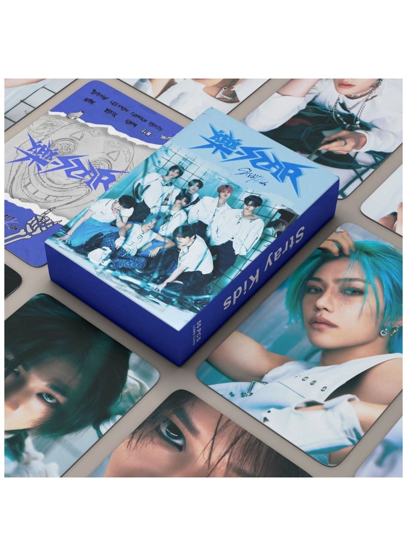NIBEMINENT 55 Pcs Kpop Stray Kids LE-STAR Lomo Cards Card For Fans Collection Gifts - Image 1