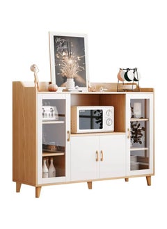 AGD Corner Coffee Cabinet Large Storage Capacity with Door, Drawers and Cupboard MDF for Living Room or Office  - Image 1