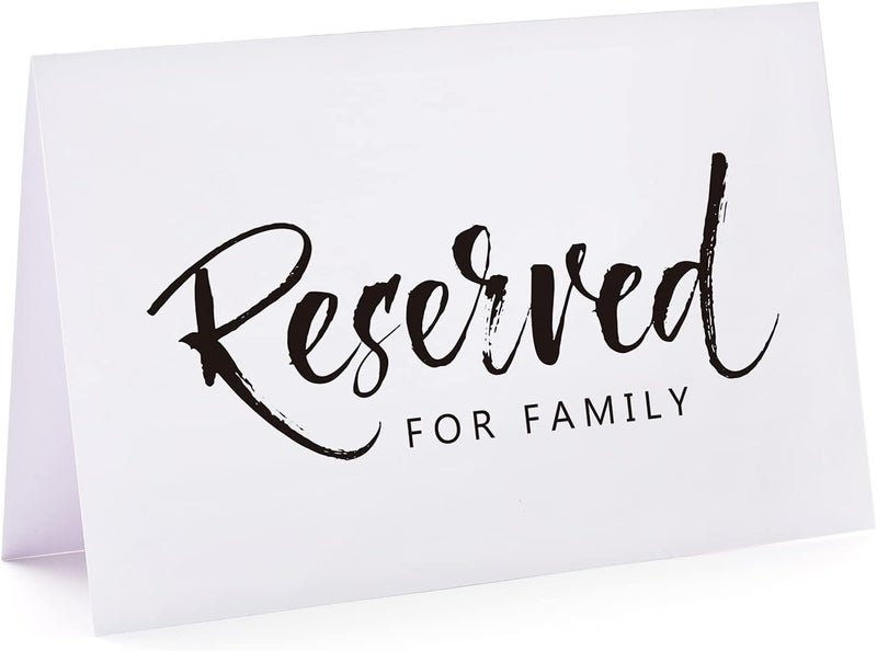 None/Brand Wedding & Party Reserved Signs - 10 Pack, 4 x 6 Inches - Image 1