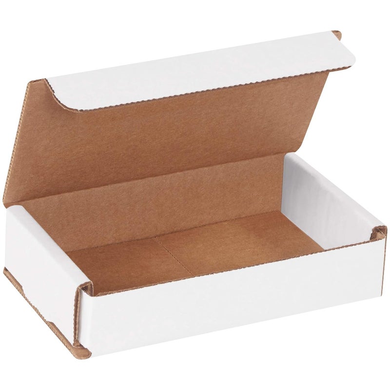 BOX USA BM531 5"L x 3"W x 1"H، أبيض (عبوة من 50) - Image 1