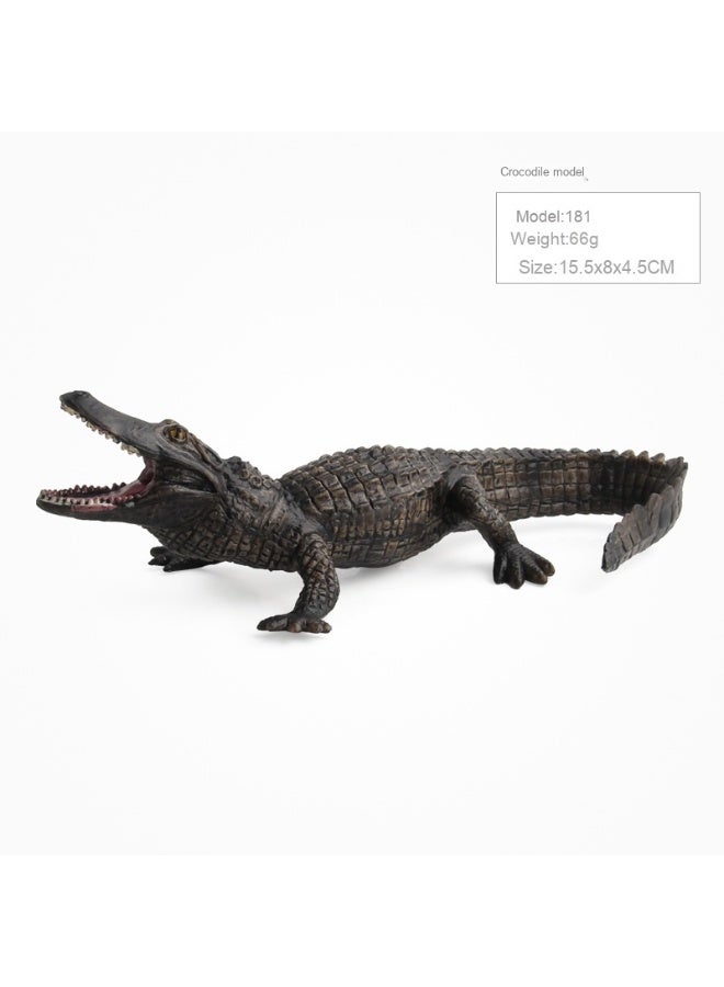 نيبمينينت لعبة نموذج حيوانات تمساح برية مقلدة من PVC