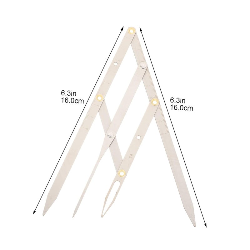 Multi-demand compliant quality GANAZONO Stainless Steel Eyebrow Ruler Caliper Sliding Golden Ratio Measuring Tool for Precision Eyebrow Shaping for Home Use Leakproof sealed Market popular practical build Diverse requirement fit Organized shipment arrange Consistent single item quality Flexible usage build Single & bulk storage compatible Carefully selected solid material Flexible anti-break Durable versatile substance Multi-use detailed build Liquid tight joint No overseas transit wait All user group compatible Budget friendly premium quality Standard fit Integrated warehouse solution Coast & inland available Temp fluctuation resistant crafted quality General compatible design All-in-one local deliver plan Diverse operation compatible Defect free upgraded substance All storage space compatible - Image 2