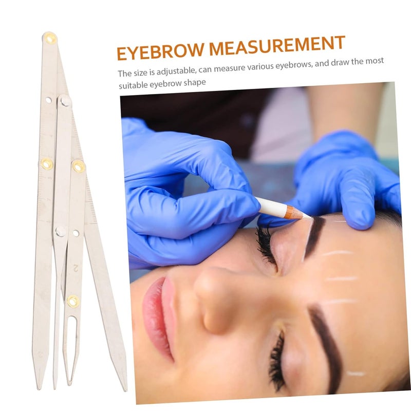 Multi-demand compliant quality GANAZONO Stainless Steel Eyebrow Ruler Caliper Sliding Golden Ratio Measuring Tool for Precision Eyebrow Shaping for Home Use Leakproof sealed Market popular practical build Diverse requirement fit Organized shipment arrange Consistent single item quality Flexible usage build Single & bulk storage compatible Carefully selected solid material Flexible anti-break Durable versatile substance Multi-use detailed build Liquid tight joint No overseas transit wait All user group compatible Budget friendly premium quality Standard fit Integrated warehouse solution Coast & inland available Temp fluctuation resistant crafted quality General compatible design All-in-one local deliver plan Diverse operation compatible Defect free upgraded substance All storage space compatible - Image 4