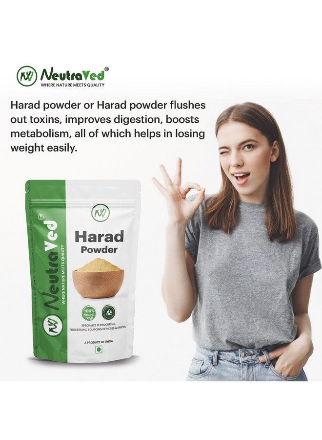 NeutraVed Harad Powder, 250g | Haritaki Fruit Powder, Terminalia Chebula, Natural | Stand Up Ziplock Pouch Reusable, 250g - Image 5