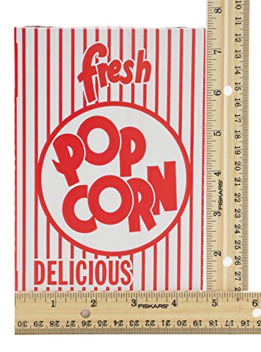 Snappy 3-E Red and White Close Top Popcorn Boxes, 1.25 Oz, 100 Count - Image 4
