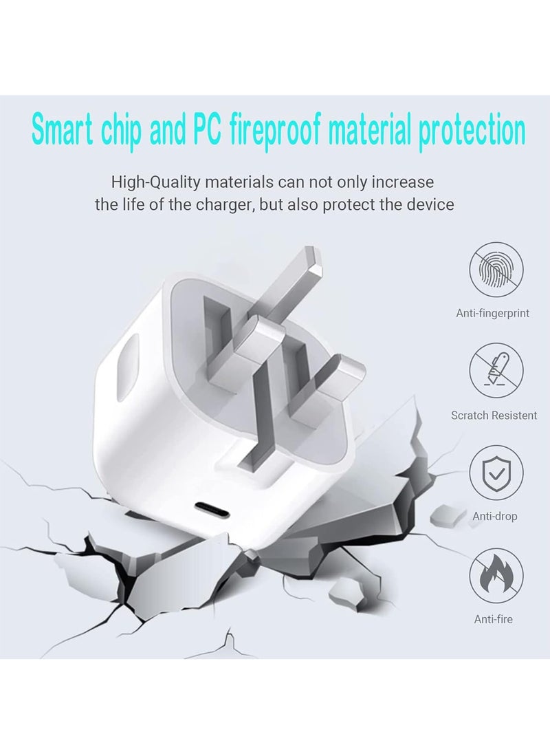Generic iPhone 20W Fast Charger | USB C Wall Fast Charger Compatible with iPhone 16/15/14/14 Pro/14 Pro Max/13/12/SE2020/11/XR/XS Max/X/iPad  - Image 5
