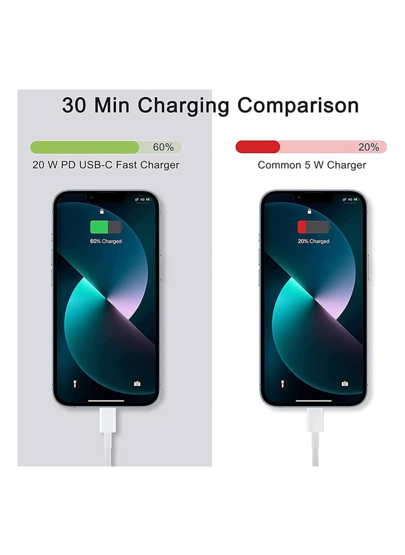 Generic iPhone 20W Fast Charger | USB C Wall Fast Charger Compatible with iPhone 16/15/14/14 Pro/14 Pro Max/13/12/SE2020/11/XR/XS Max/X/iPad  - Image 4