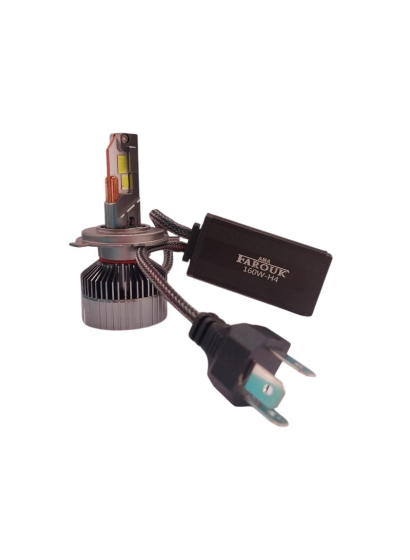 Farouk XS-200 H4 LED Car Headlight Kit with 14000 Lumens Brightness Highest light - Image 3