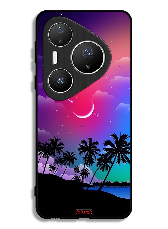 Tolwak Huawei Pura 80 Pro Protective Case Cover Moon In Night Art - Image 1