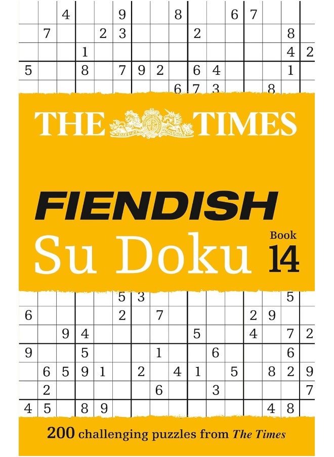 null - The Times Fiendish Su Doku Book 14: 200 challenging Su Doku puzzles - Image 1