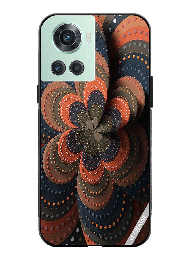 VR CREATIVE Protective Case Cover For OnePlus 10R Flower Design Multicolour - Image 1