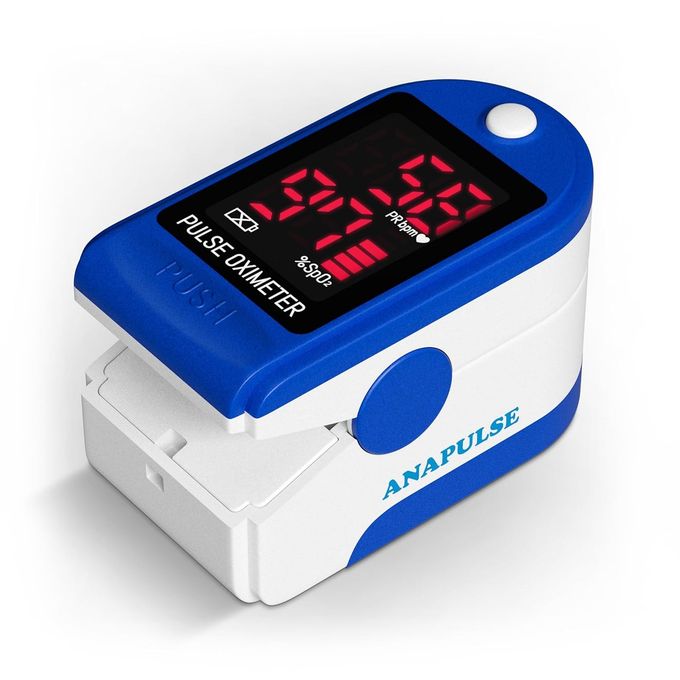 ANAPULSE Finger Pulse Oximeter Digital Display Heart Rate Oxygen Level Readings Batteries Carrycase and Lanyard Included CE Approved NHS Supplied ANP100 - Image 2