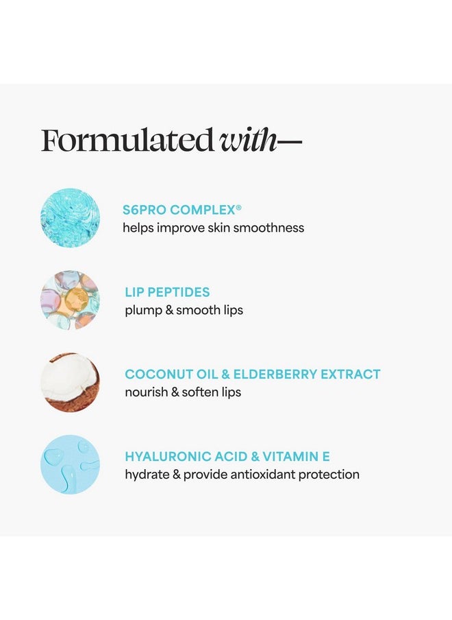 TULA TULA Skin Care Rose Glow + Get It Lip Balm - Hydrating Peptide Lip Treatment with Hyaluronic Acid & Vitamin E, 0.28 oz.  - Image 4