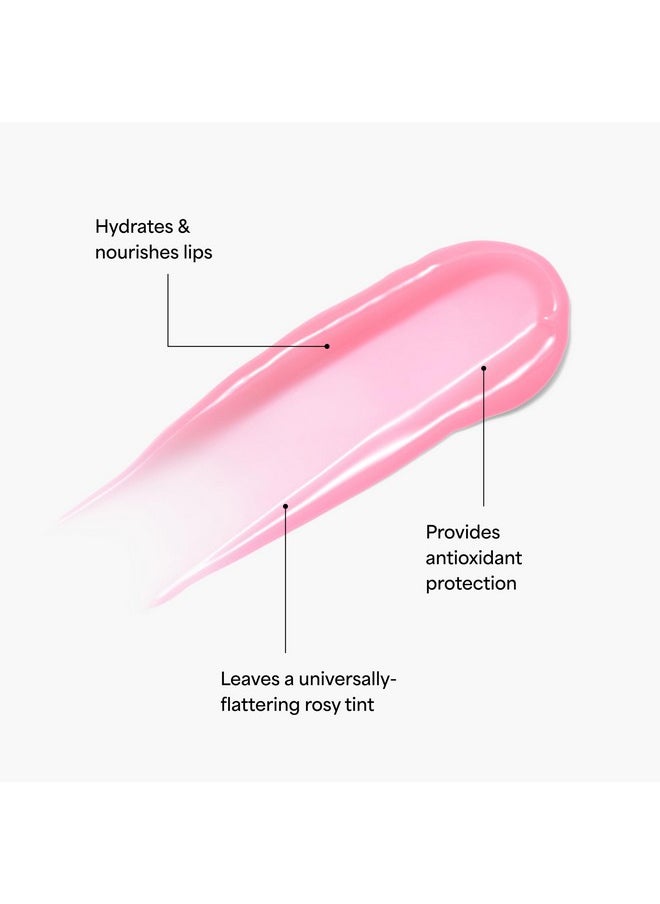 TULA TULA Skin Care Rose Glow + Get It Lip Balm - Hydrating Peptide Lip Treatment with Hyaluronic Acid & Vitamin E, 0.28 oz.  - Image 2