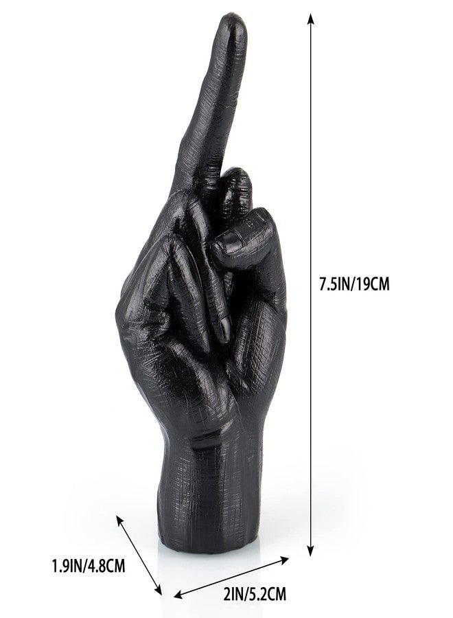 MOLIGOU Hand Gesture Desk Statues, Finger Sculpture Decor, Hand Statue Decor for Living Room, Shelf - Image 3