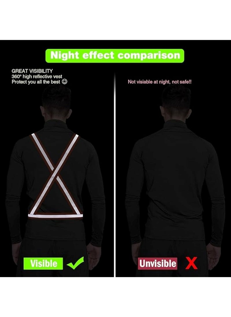 Huitich - High-Visibility Reflective Safety Belt, Safety Waist Belt, and Safety Jacket Orange - Image 1