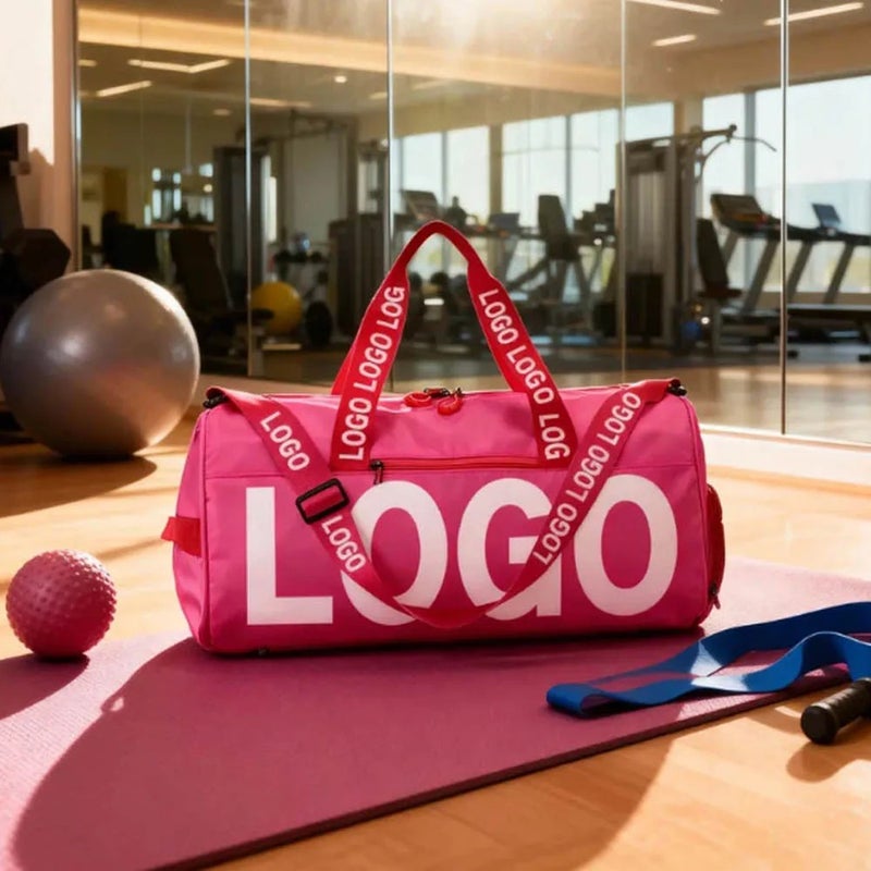 Y&D Manufacturer  Travel Sports Fitness Bag Nylon Printing Hand-held Shoulder Leisure Women Gym Duffel Bag - Image 2