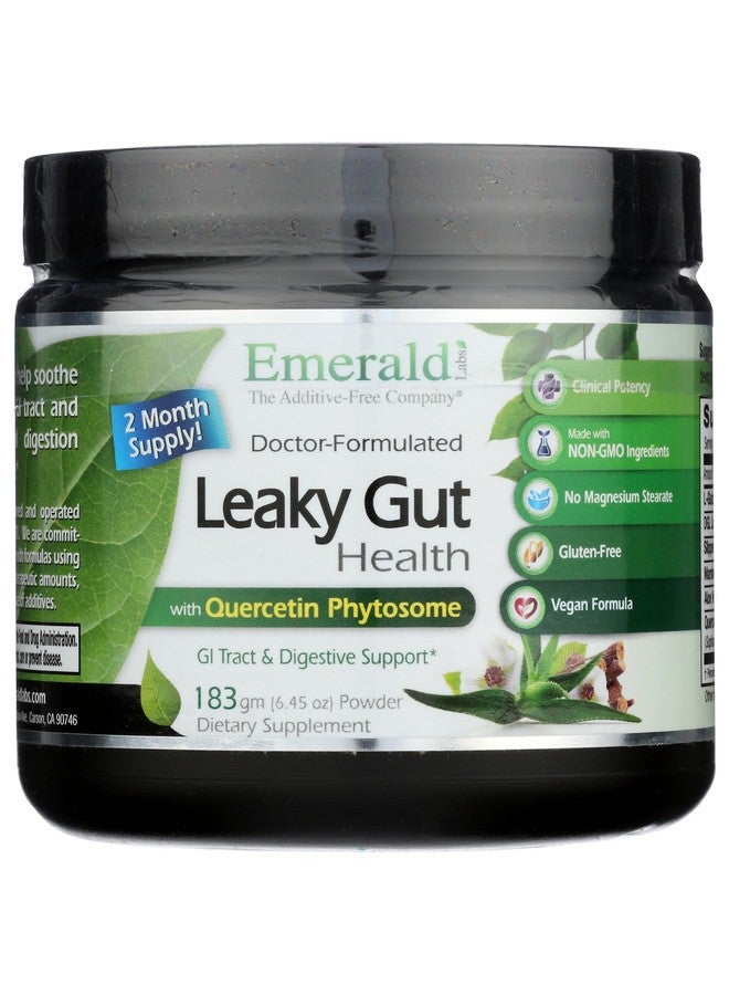 Emerald Laboratories Emerald Labs Leaky Gut Health - Digestive Support Supplement with DGL Licorice, Aloe Vera Extract & More - Supports Colon & Gut Health - 6.45 oz (Up to 60-Day Supply)