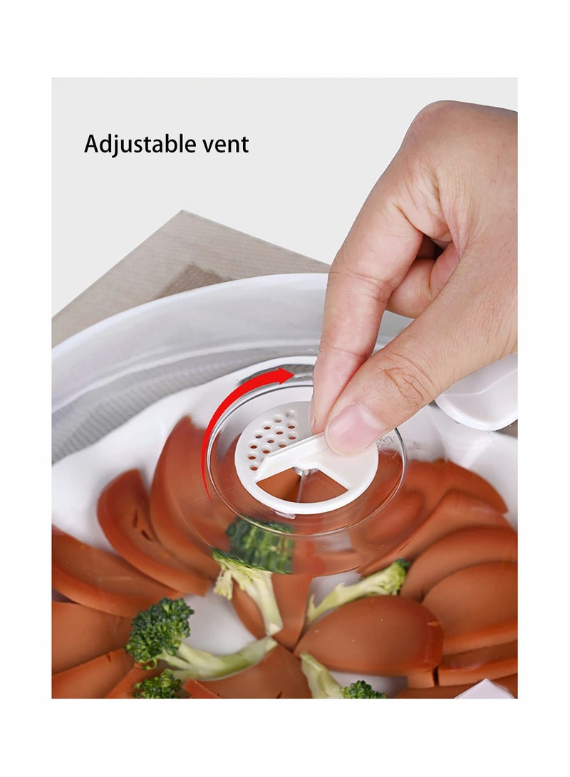 Microwave Splatter Cover for Food, Clear Like Glass Microwave Splash Guard Cooker lid, Dish bowl Plate Serving Cover with Steam Vent, BPA-Free, Safe Plastic, 10.5 Inchs - Image 4