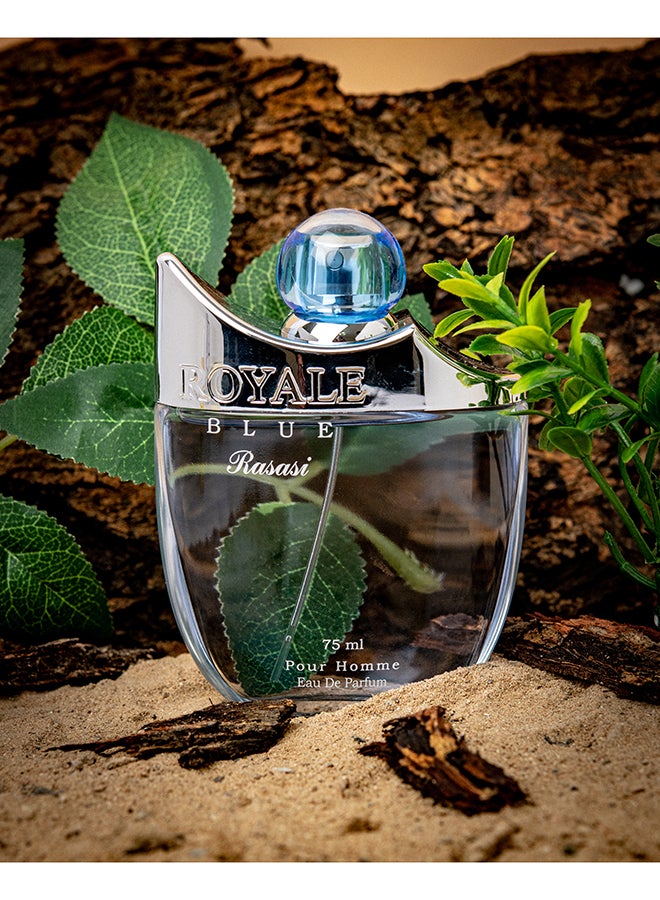 الرصاصي ماء عطر رويال بلو 75ملليلتر - Image 3