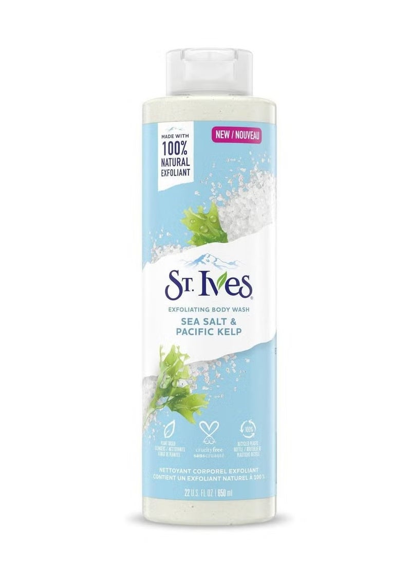 ST. Ives Refreshing Body Wash with Sea Salt & Pacific Herb 650ml - Image 1