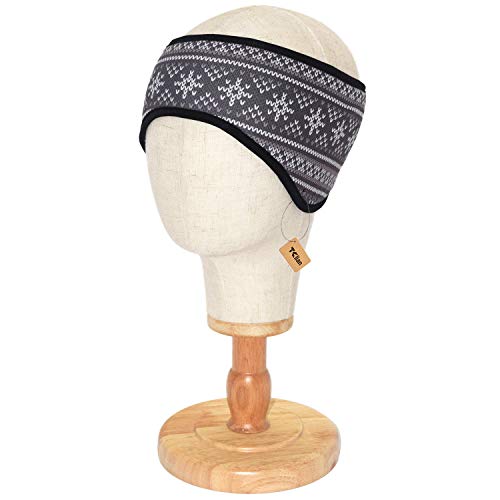 TClian Women's Ear Warmer Winter Head Band Ski Ear Muff Stretch Hair Band Accessories Perfect for Winter Running Yoga Skiing & Daily Wear – 4 Colors (HBW-05) - Image 2