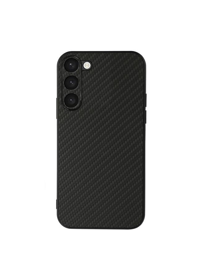 S-TOP Case For Samsung Galaxy S23+ 5G Accurate Hole Carbon Fiber Texture PU Phone Case - Image 1