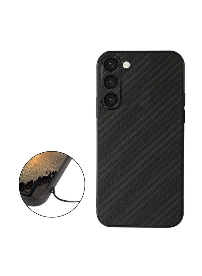 S-TOP Case For Samsung Galaxy S23+ 5G Accurate Hole Carbon Fiber Texture PU Phone Case - Image 3