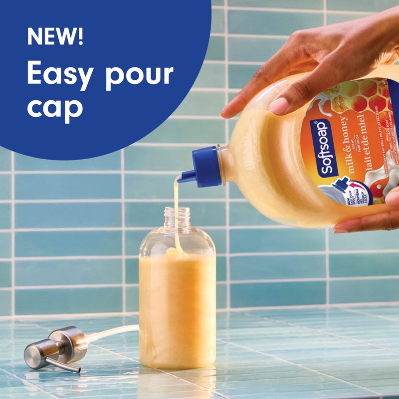 Softsoap Milk & Honey Scented, Liquid Hand Soap Refill, 50 Ounce - Image 3