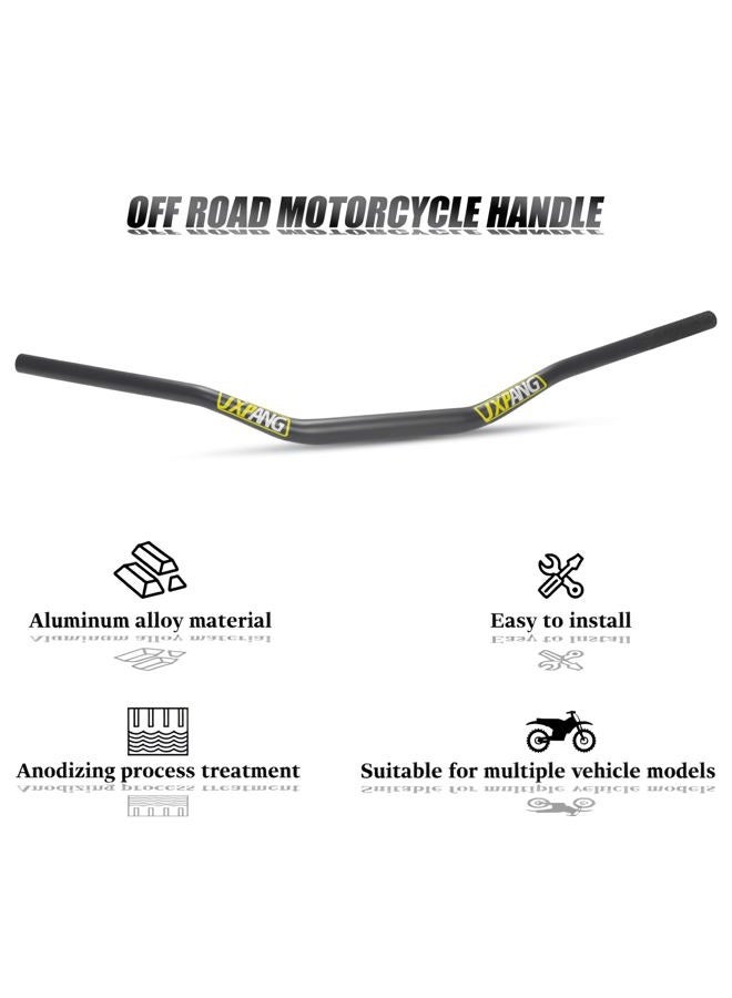 JXPANG 1-1/8" 28mm Fat Handlebars Motorcycle Handle Bars For Dirt Pit Bike CRF CR YZ WR KX KLX RM RMZ RMX DRZ (Black) - Image 4