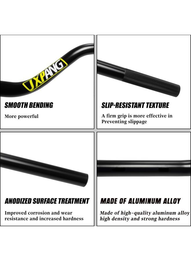 JXPANG 1-1/8" 28mm Fat Handlebars Motorcycle Handle Bars For Dirt Pit Bike CRF CR YZ WR KX KLX RM RMZ RMX DRZ (Black) - Image 3